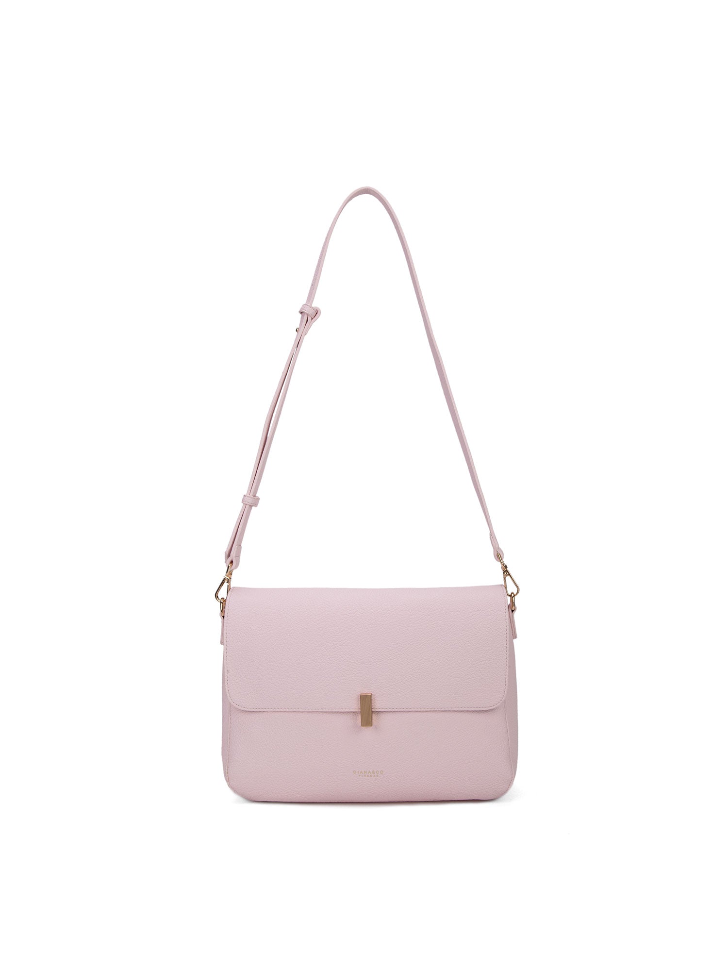 Borsa a spalla da donna 100% pelle vegana PU 740-1PT-PRIMROSE Diana&co