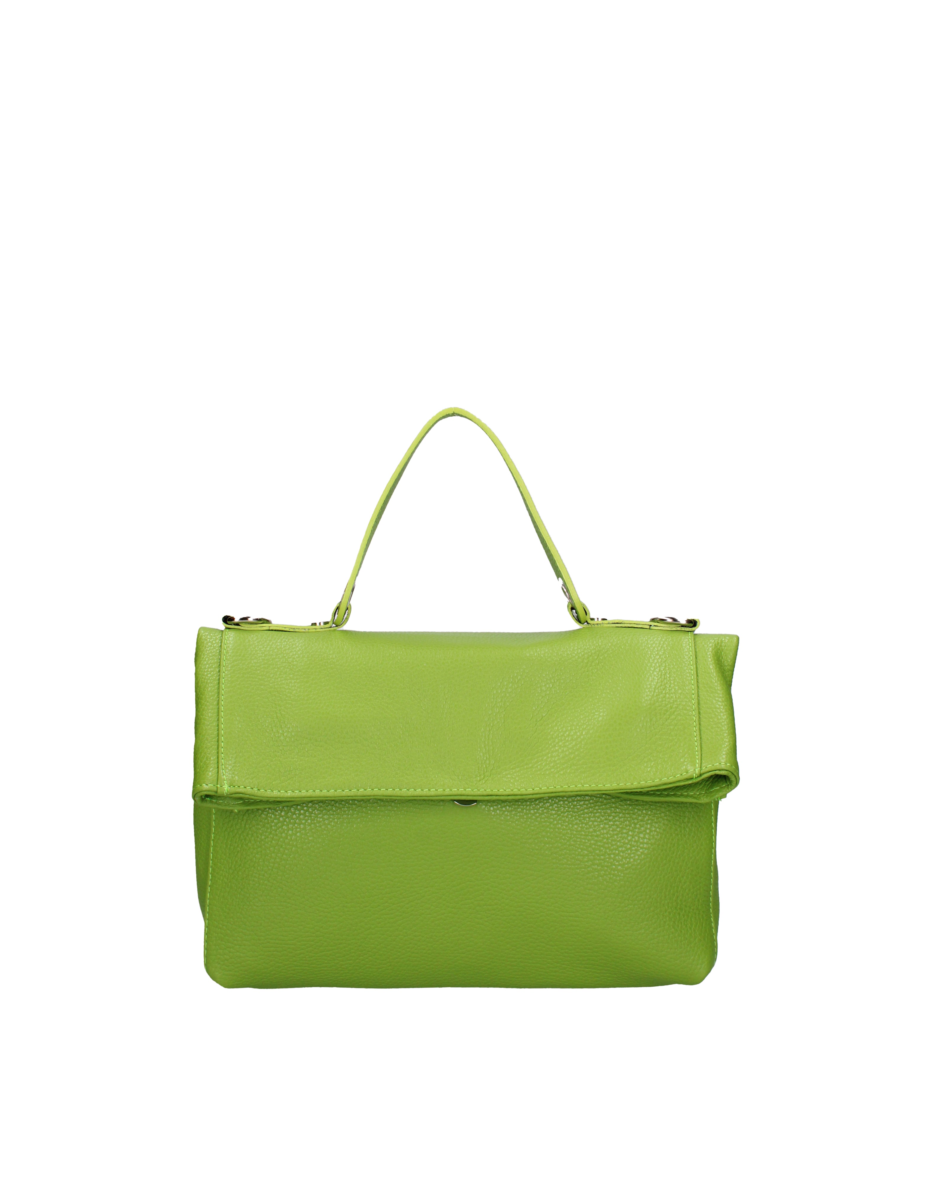 Borsa a spalla da donna Vera pelle 07159-D12 VERDE Viola Castellani