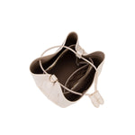 Borsa a mano da donna 100% pelle vegana PU 741-1PT-BISCUIT Diana&co