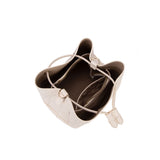 Borsa a mano da donna 100% pelle vegana PU 741-1PT-BISCUIT Diana&co