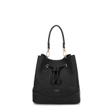 Borsa a mano da donna 100% pelle vegana PU 741-1PT-BLACK Diana&co