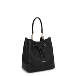 Borsa a mano da donna 100% pelle vegana PU 741-1PT-BLACK Diana&co