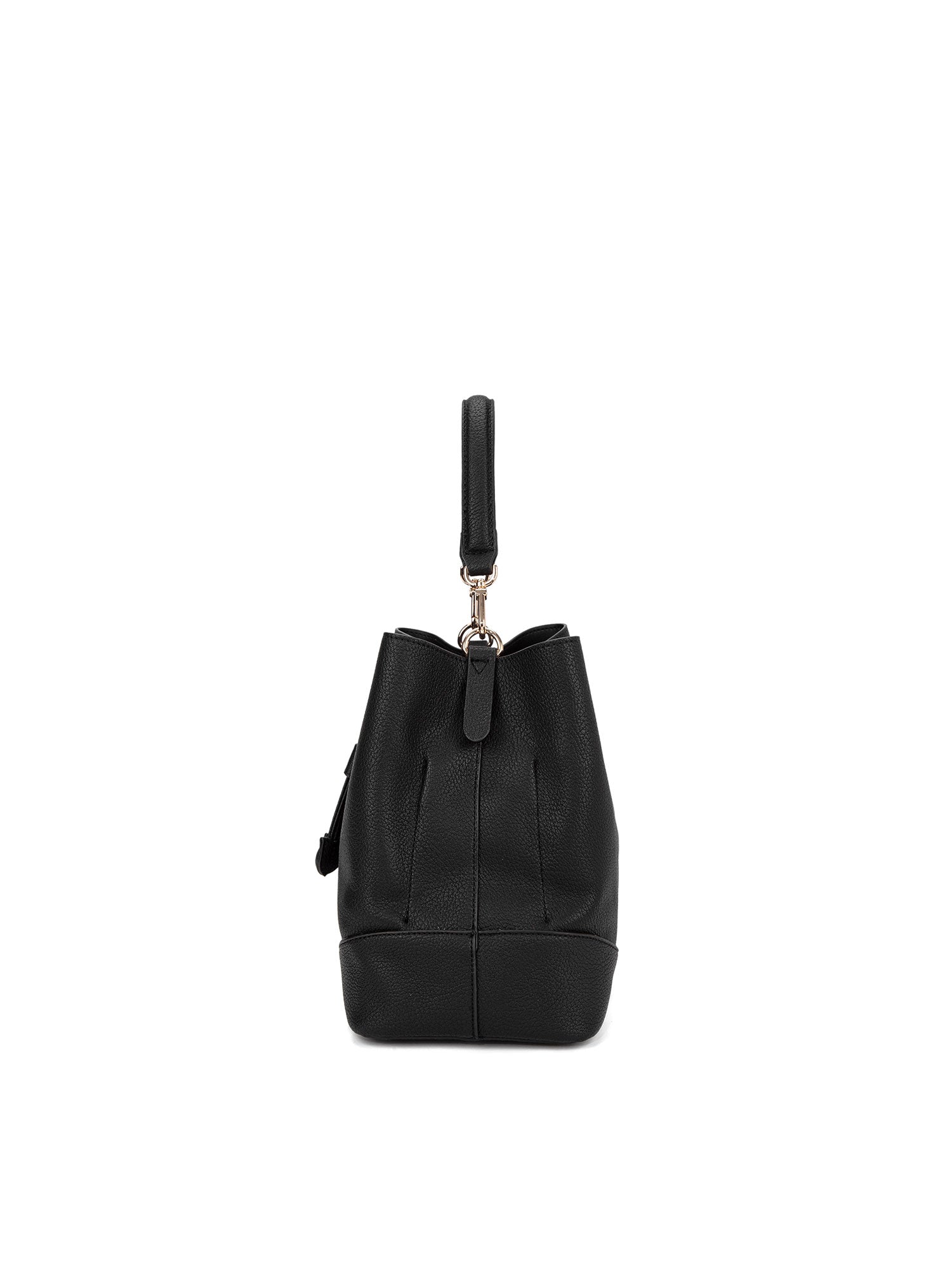 Borsa a mano da donna 100% pelle vegana PU 741-1PT-BLACK Diana&co