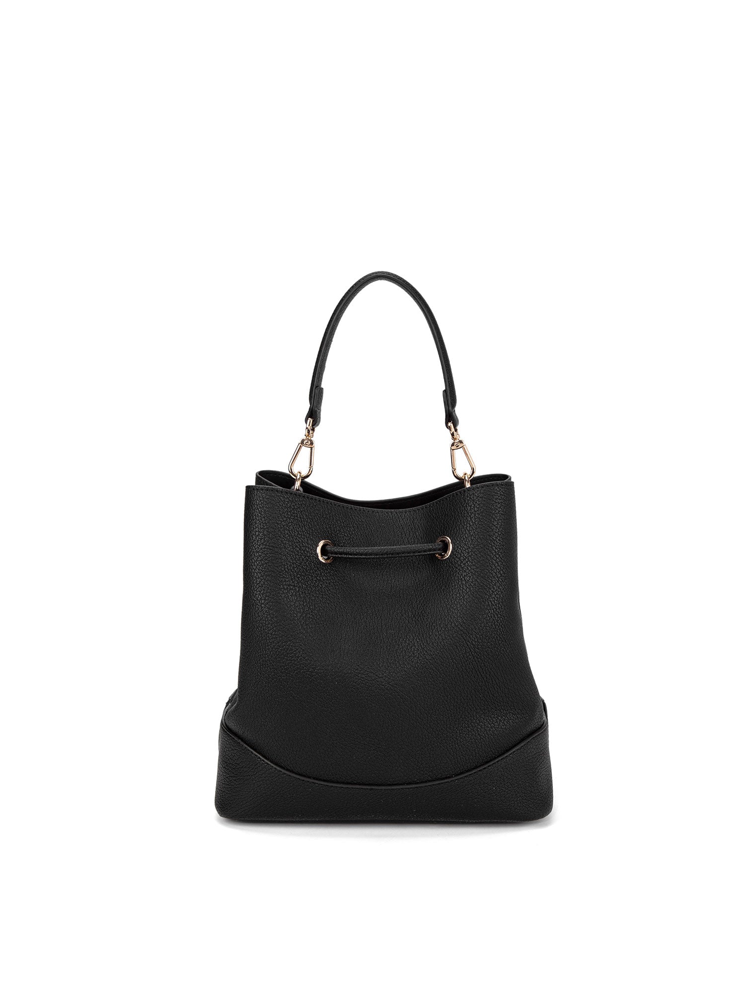 Borsa a mano da donna 100% pelle vegana PU 741-1PT-BLACK Diana&co