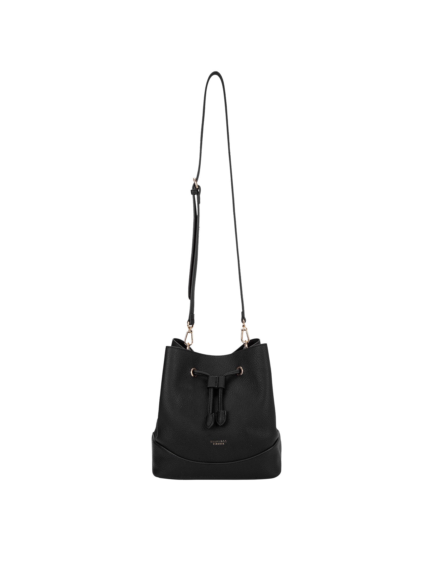Borsa a mano da donna 100% pelle vegana PU 741-1PT-BLACK Diana&co