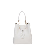 Borsa a mano da donna 100% pelle vegana PU 741-1PT-WHITE Diana&co