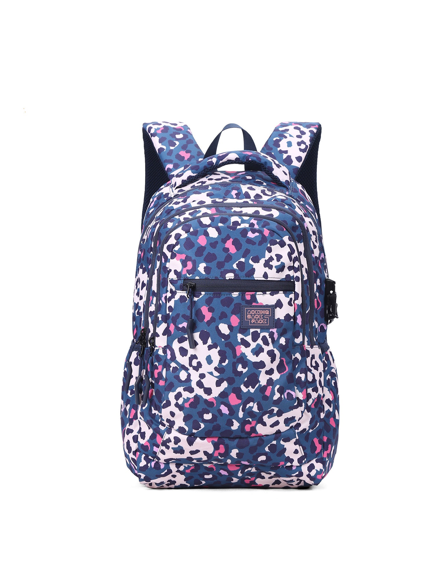 Zaino unisex Zephyr Casual BN3023-8-COLORFUL LEOPARD Aoking