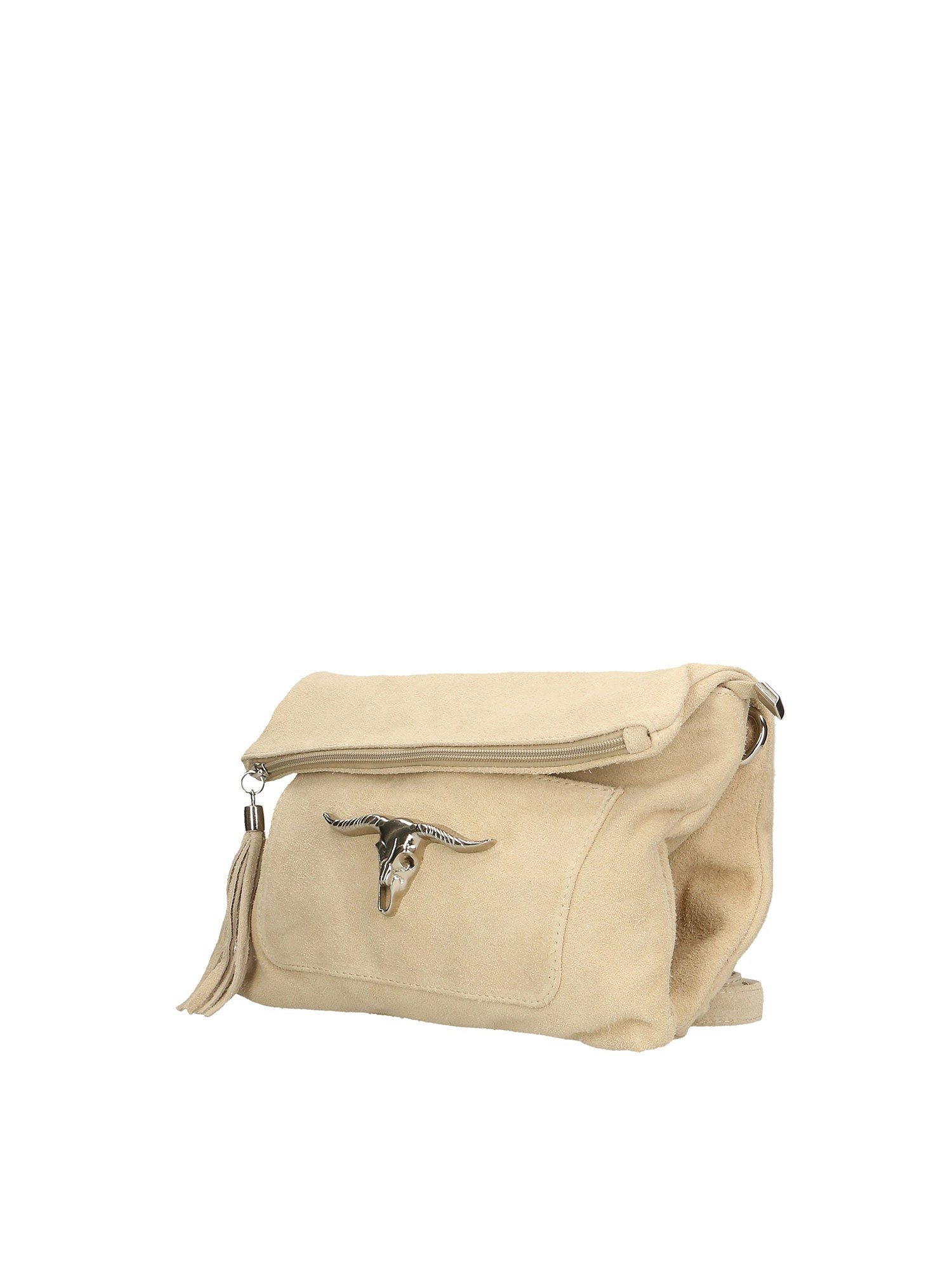 Valencia Borsa a tracolla da donna Vera pelle 8651-BEIGE Gave Lux