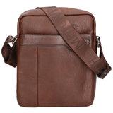 Borsa a tracolla uomo in pelle PU Casual PCL3001-COFFEE Northampton Polo Club