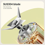 Plastica & Vetro Spremiagrumi Portatile Unisex Garanzia 24 Mesi FX-Z7-White Volkshin