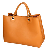 Azurite Borsa a mano da donna 100% pelle 06105-D44 CUOIO COGNAC Gave Lux