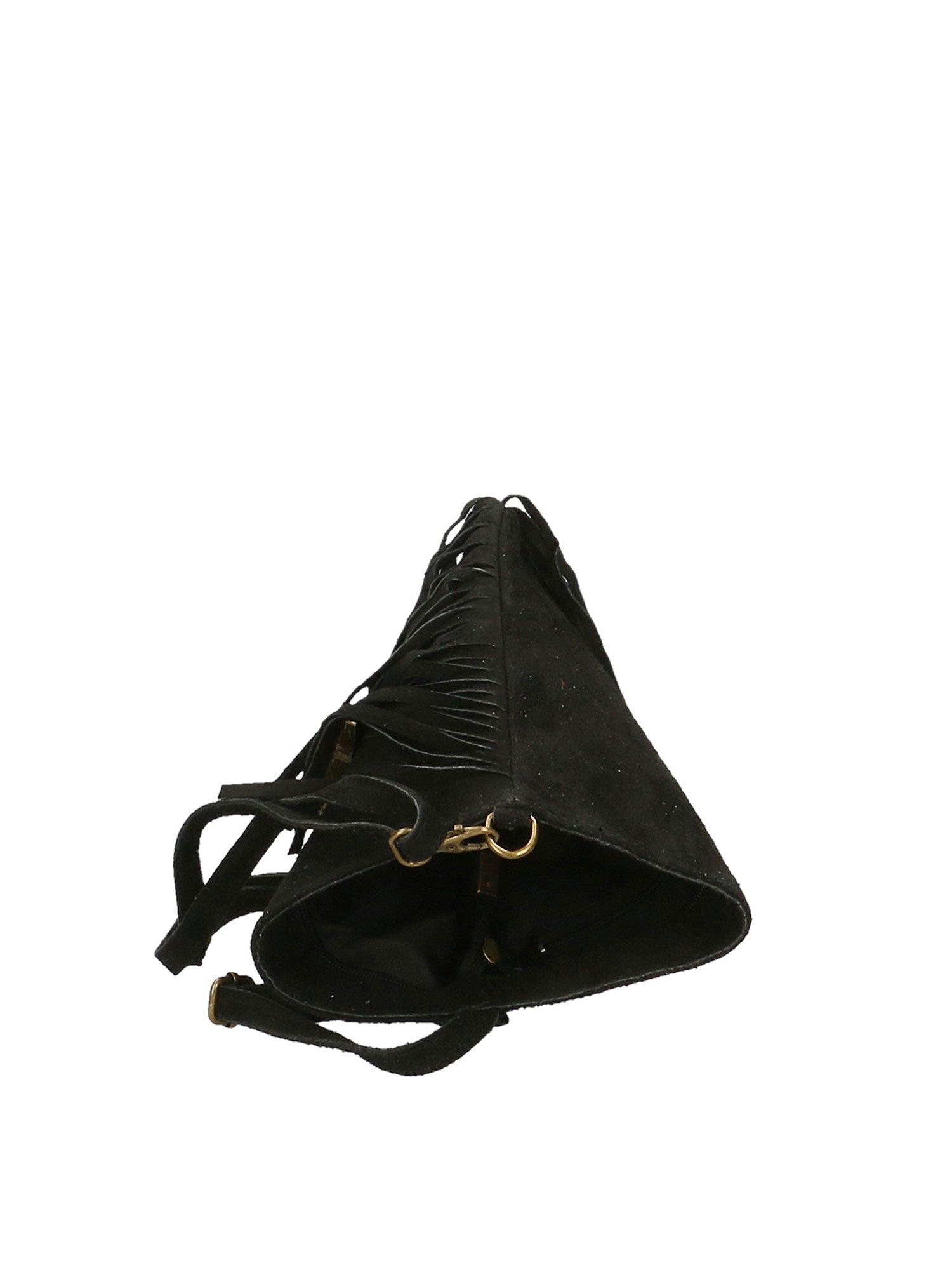 Solana Borsa a tracolla da donna Vera pelle 1518-NERO Gave Lux