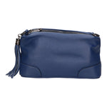 Lidia Borsa a mano da donna Vera pelle 06513-BLU Gave Lux