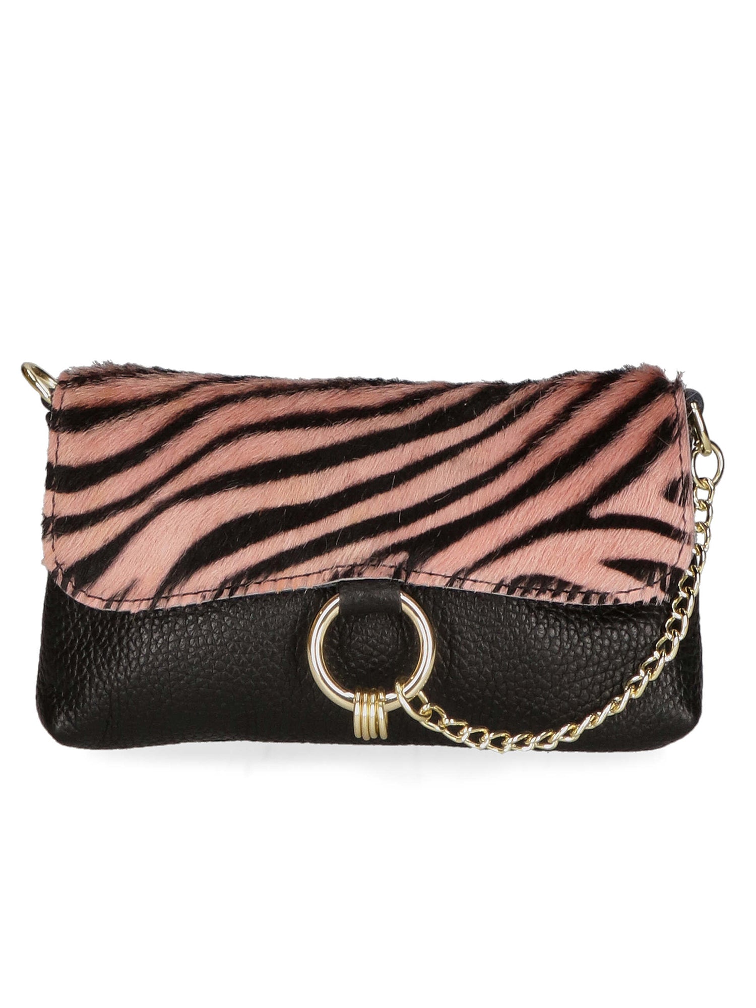 Safira Borsa a mano da donna Vera pelle 04760-ZEBRA ROSA Gave Lux