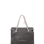 Borsa a spalla da donna Vera pelle JR-W-101-BLACK-SILVER John Richmond