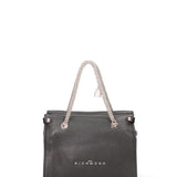 Borsa a spalla da donna Vera pelle JR-W-101-BLACK-SILVER John Richmond