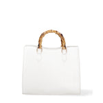 Borsa a spalla da donna Ecopelle vegana DC3333-3-WHITE Diana&co