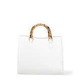 Borsa a spalla da donna Ecopelle vegana DC3333-3-WHITE Diana&co