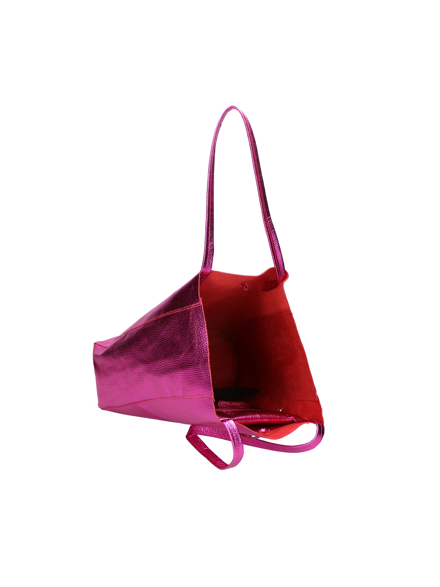 Iride Borsa a mano da donna 100% pelle 05921-DL66 FUXIA Gave Lux