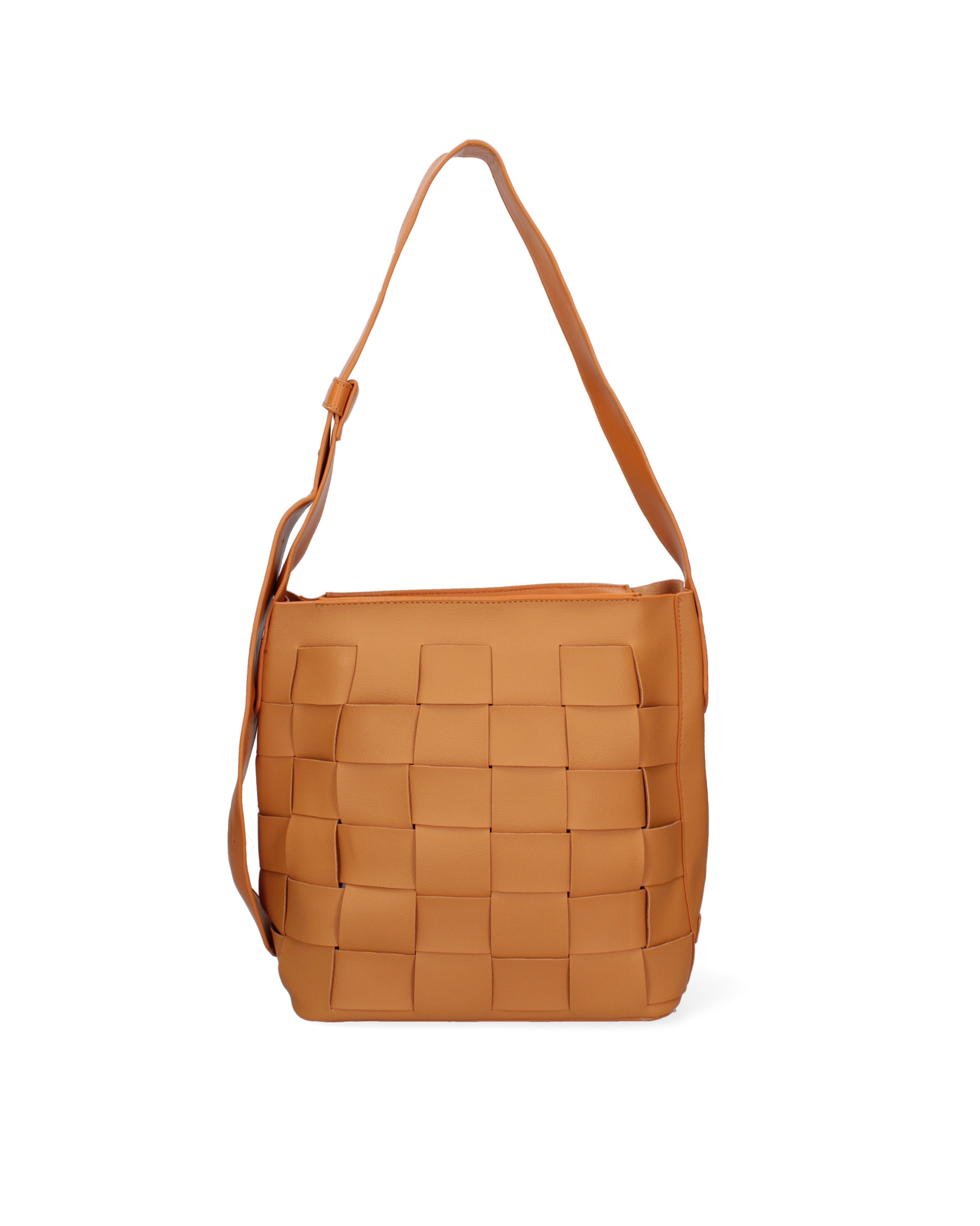 Borsa a spalla da donna 100% Pvc CM6408-TAN David Jones