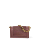 Borsa a mano da donna 100% Pvc FLAT-S-BALL 24-CHOCOLATE - LIGHT OTTONE Marc Ellis
