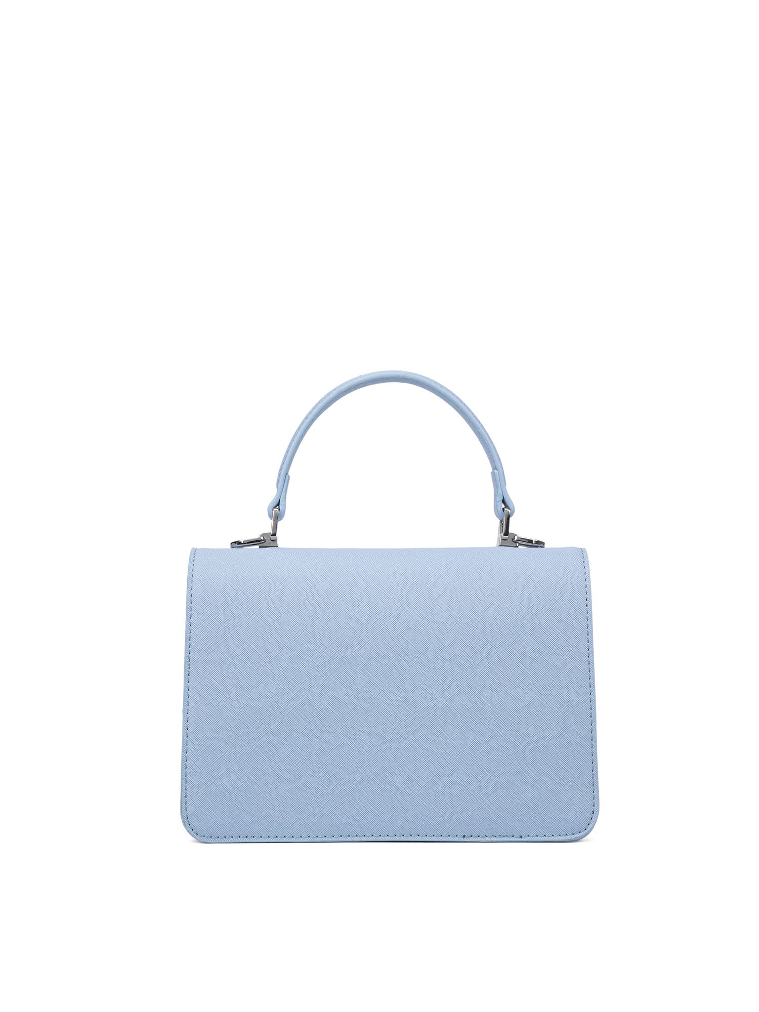 Borsa a mano da donna 100% pelle vegana PU 722-3PT-SKY BLUE Diana&co