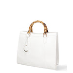 Borsa a spalla da donna Ecopelle vegana DC3333-3-WHITE Diana&co