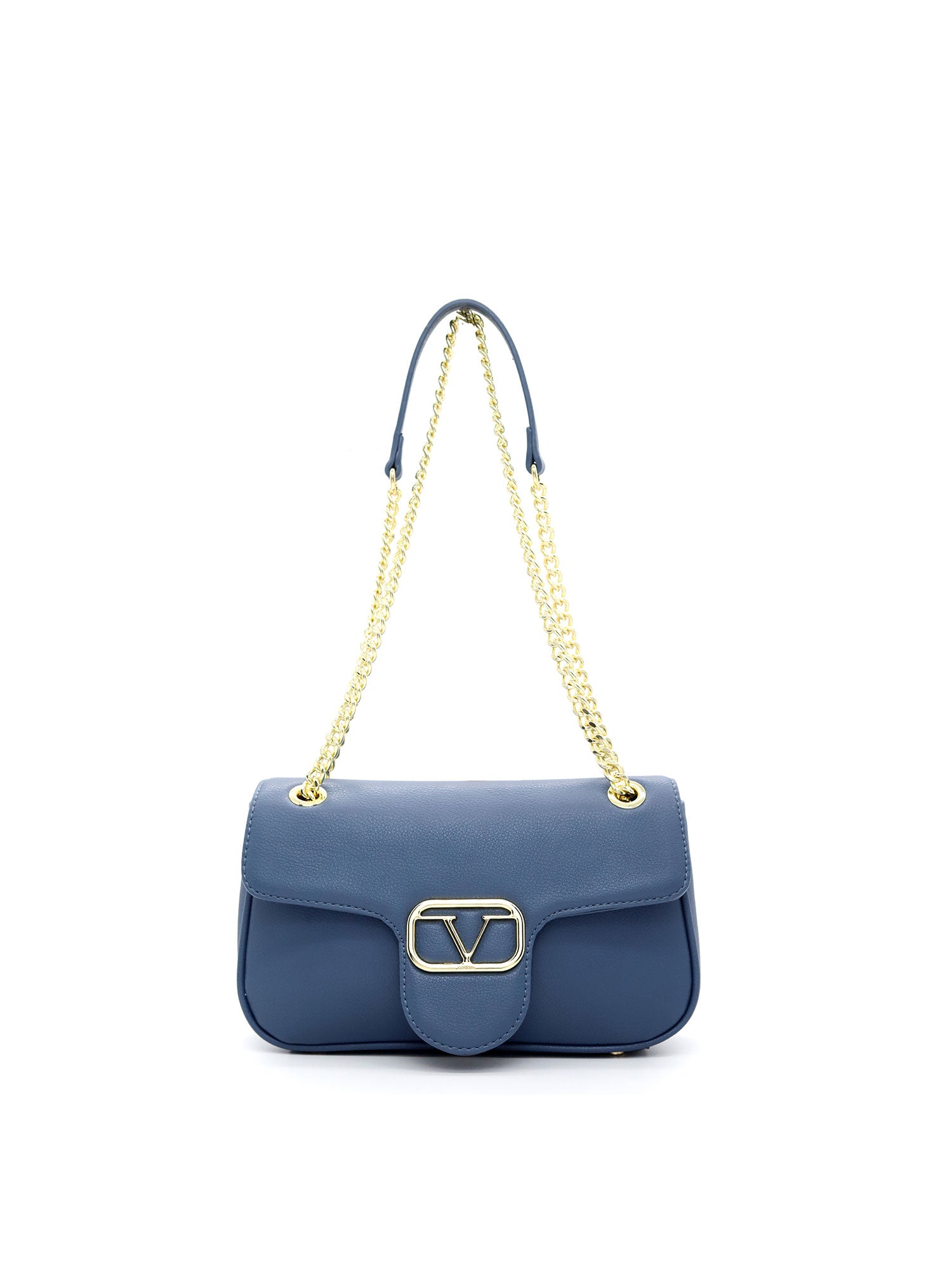 Siviglia Borsa a tracolla da donna Ecopelle VB-206-BLU 19V69 Italia