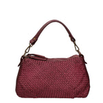Novella Borsa a spalla da donna Vera pelle 7800-BORDO Gave Lux
