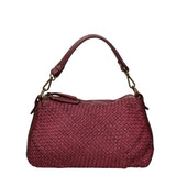 Novella Borsa a spalla da donna Vera pelle 7800-BORDO Gave Lux