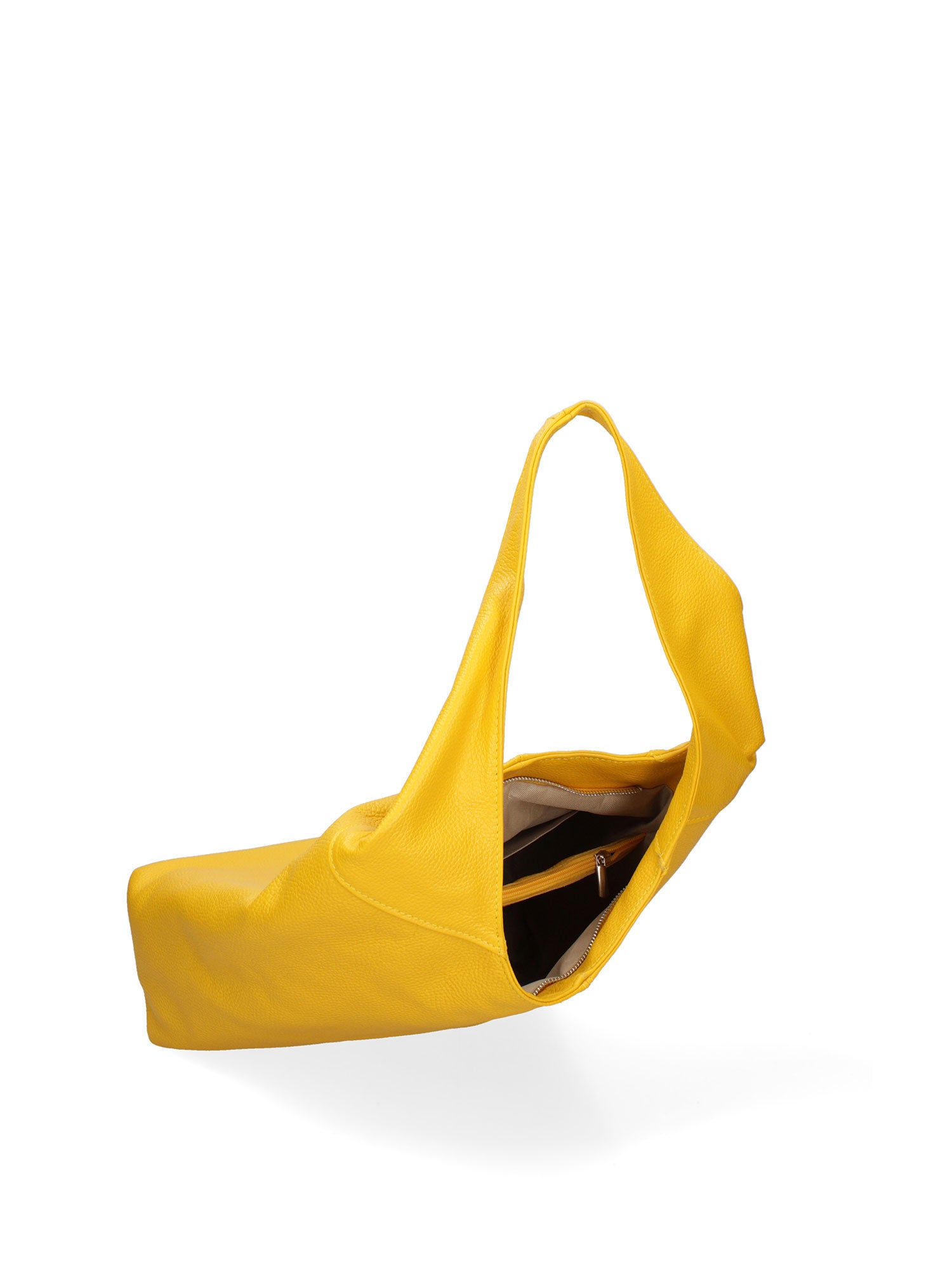 Aria Borsa a mano da donna 100% pelle 07029-D04 GIALLO Gave Lux
