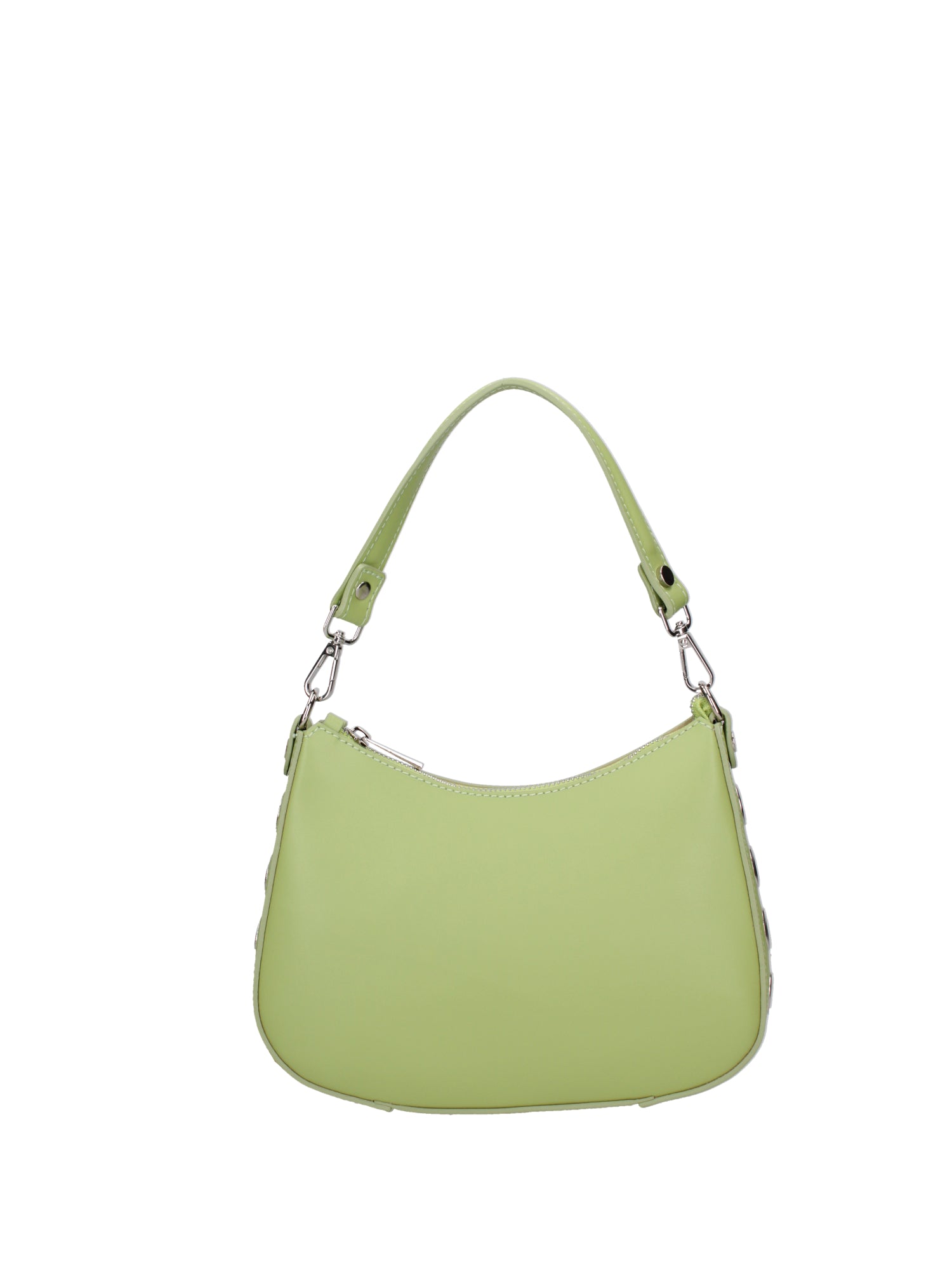 Borsa a spalla da donna 100% pelle ruga 07241-L260 PISTACCHIO Roberta Rossi