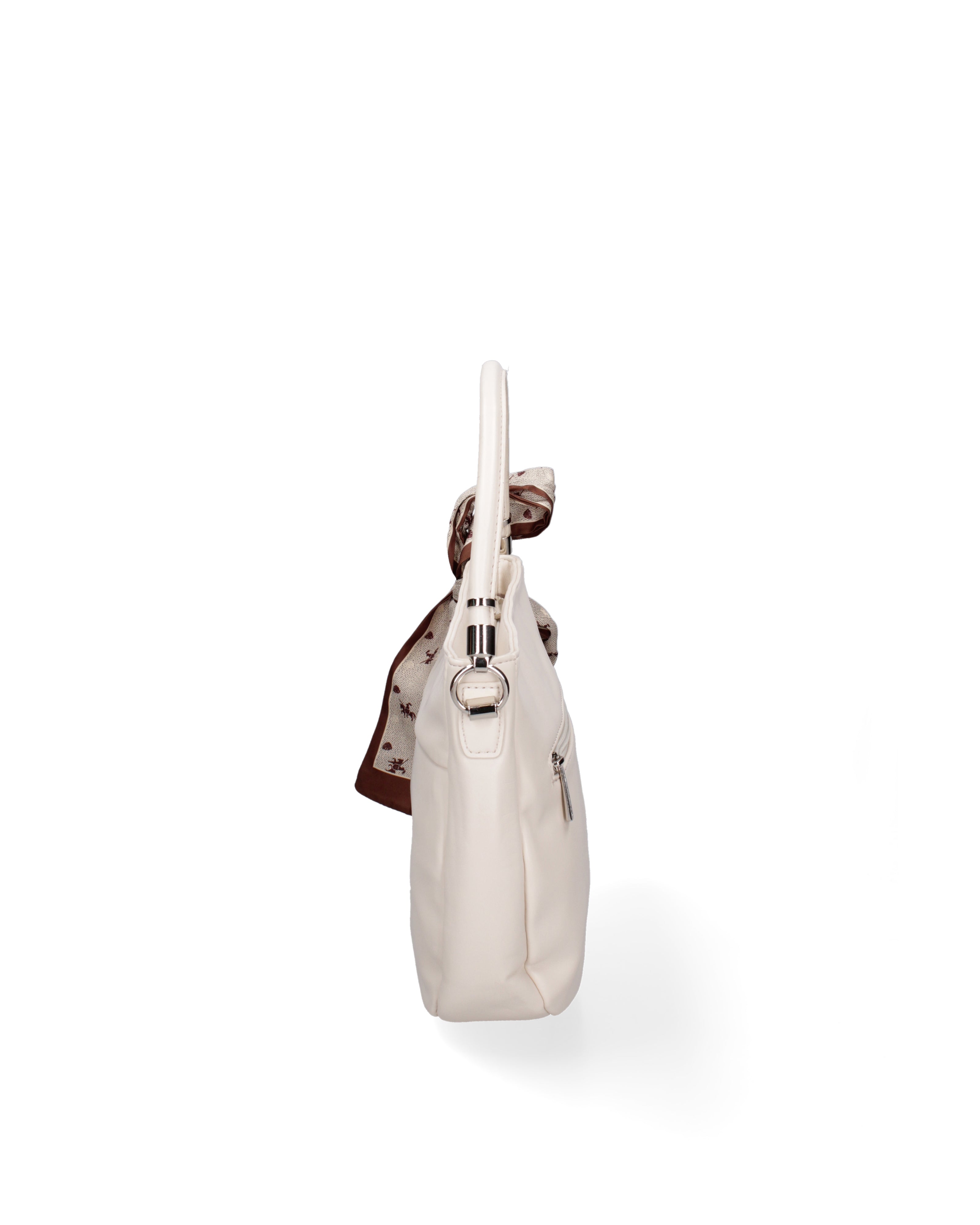 Borsa a mano da donna Ecopelle vegana CM6486-IVORY David Jones
