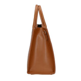 Lodovica Borsa a mano da donna Vera pelle 06544-CUOIO SCURO Gave Lux