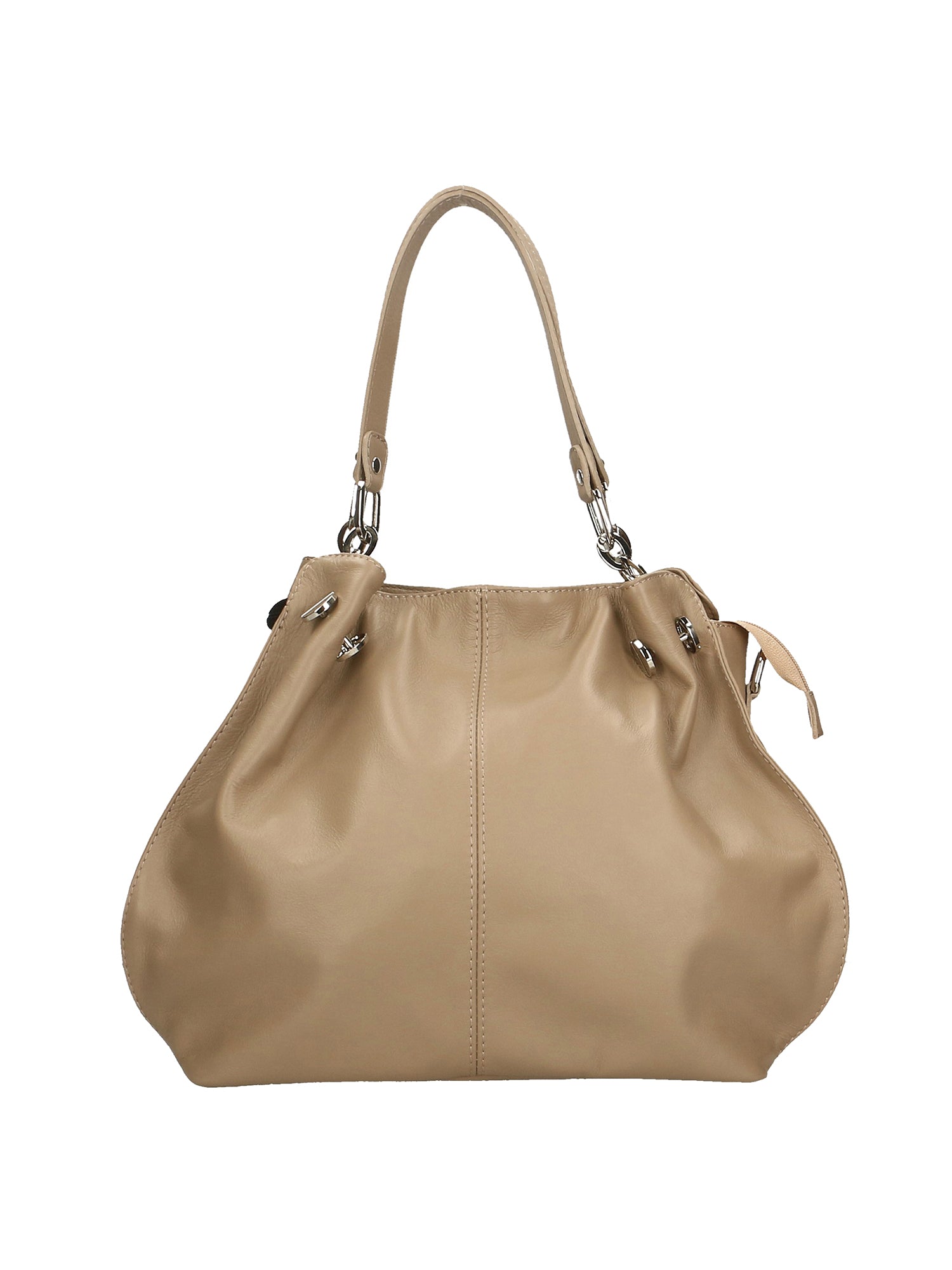 Ereba Borsa a mano da donna Made in Italy 100% pelle 3305-S05 TAUPE CHIARO Gave Lux