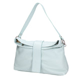 Grace Borsa a spalla da donna Vera pelle 07158-D102 CIELO Viola Castellani