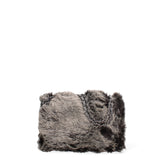 Umbria Lux Borsa a spalla da donna Vera pelle 8484-GRIGIO Gave Lux