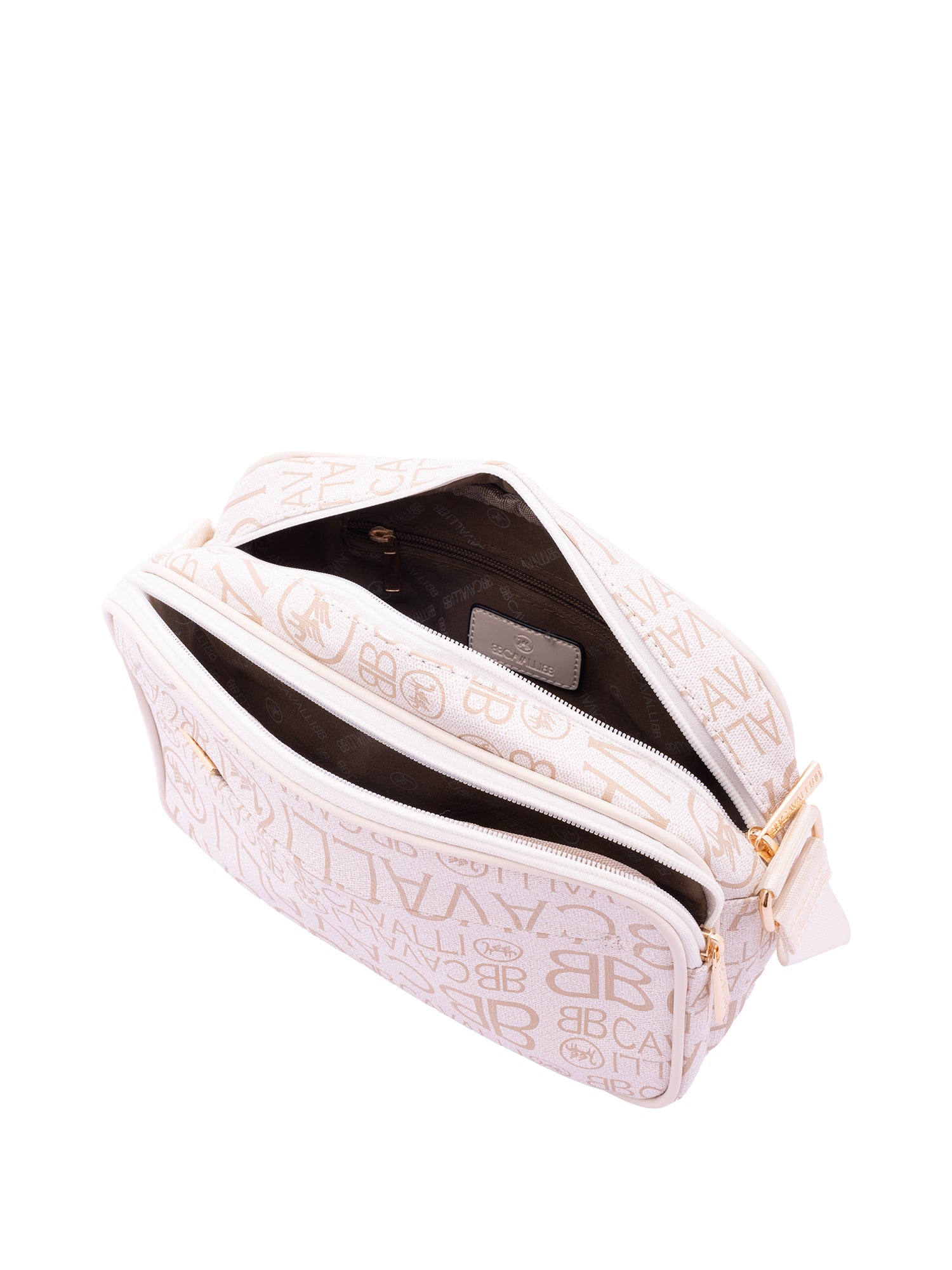 Borsa a tracolla da donna Ecopelle BC1374-OFF WHITE B Cavalli