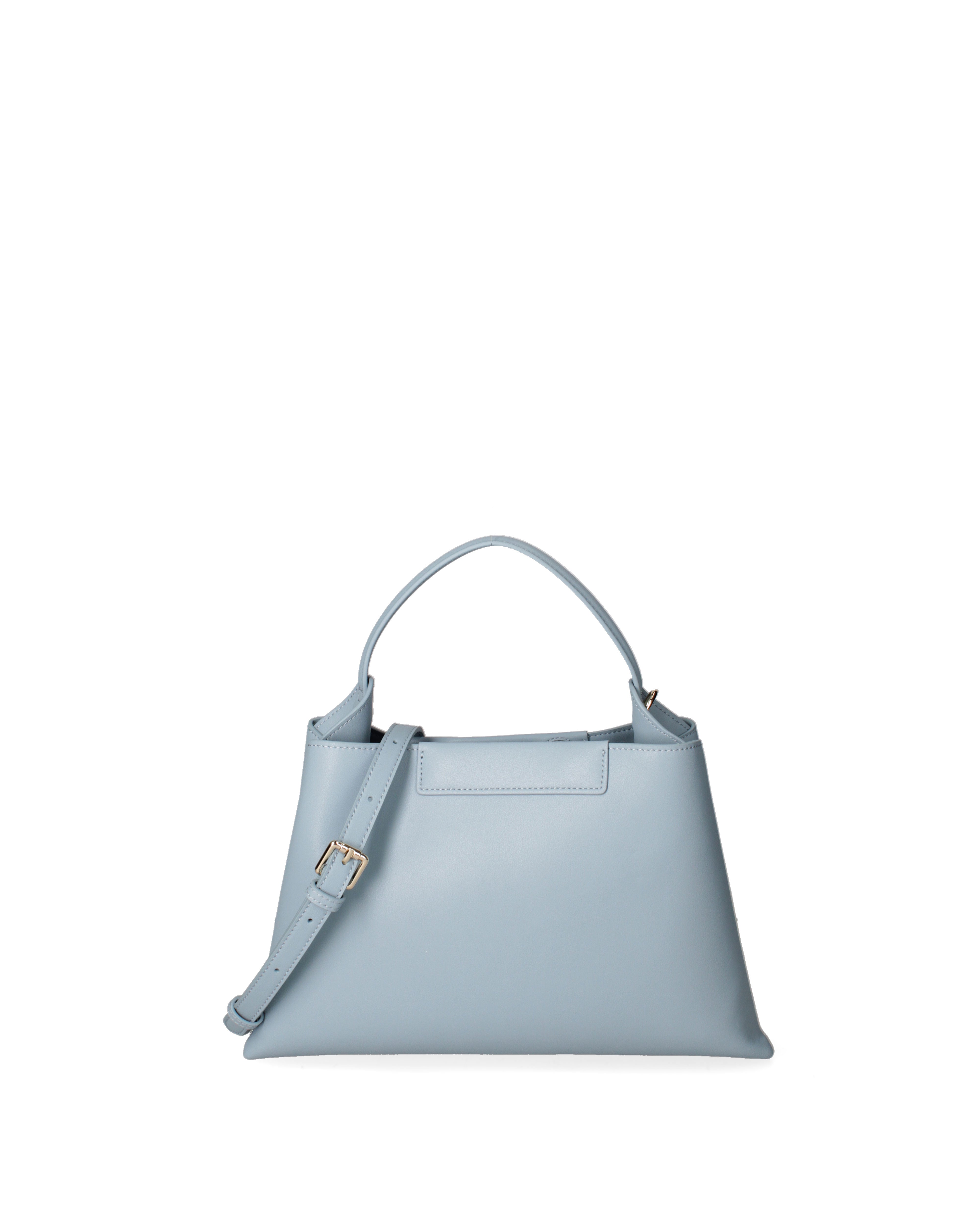 Borsa a mano da donna 100% pelle riciclata 07227-Cielo Viola Castellani
