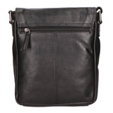 Borsa a tracolla unisex vera pelle Made in Italy SN5862347-BLACK Santini Firenze