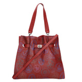 Voyageuse Borsa a mano da donna Vera pelle 564137-ROSSO Gave Lux