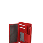 Portafoglio donna in vera pelle Casual RB2036-DLM-ROSSO Renato Balestra