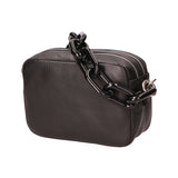 Barbara Borsa a spalla da donna Vera pelle 05706-D28 NERO BLACK Gave Lux