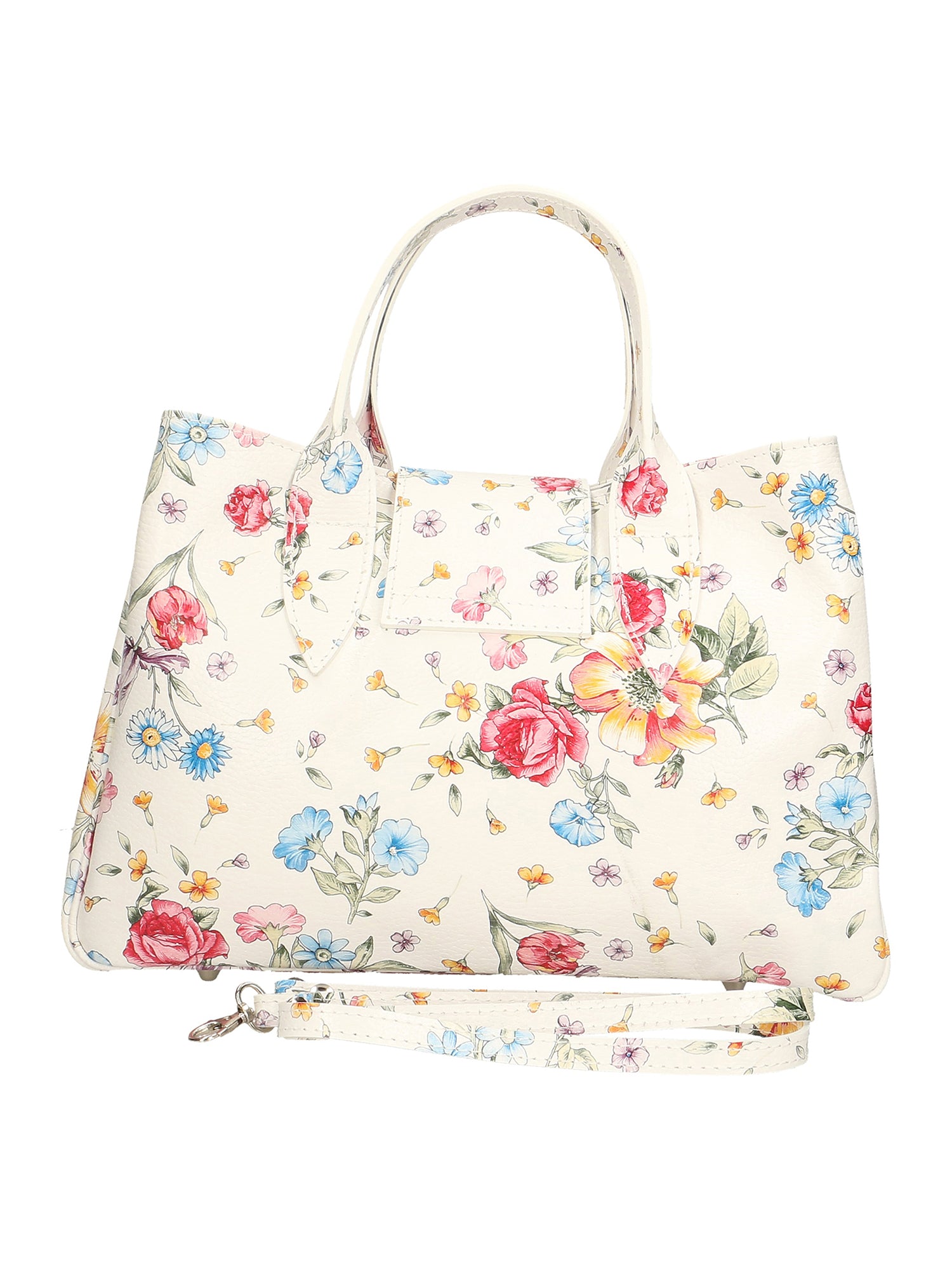 Ascoli Borsa a mano da donna Pelle stampata cocco 7718-FIORI Gave Lux