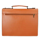Ivo 7003-CUOIO Borsa da lavoro unisex in vera pelle Gave Lux