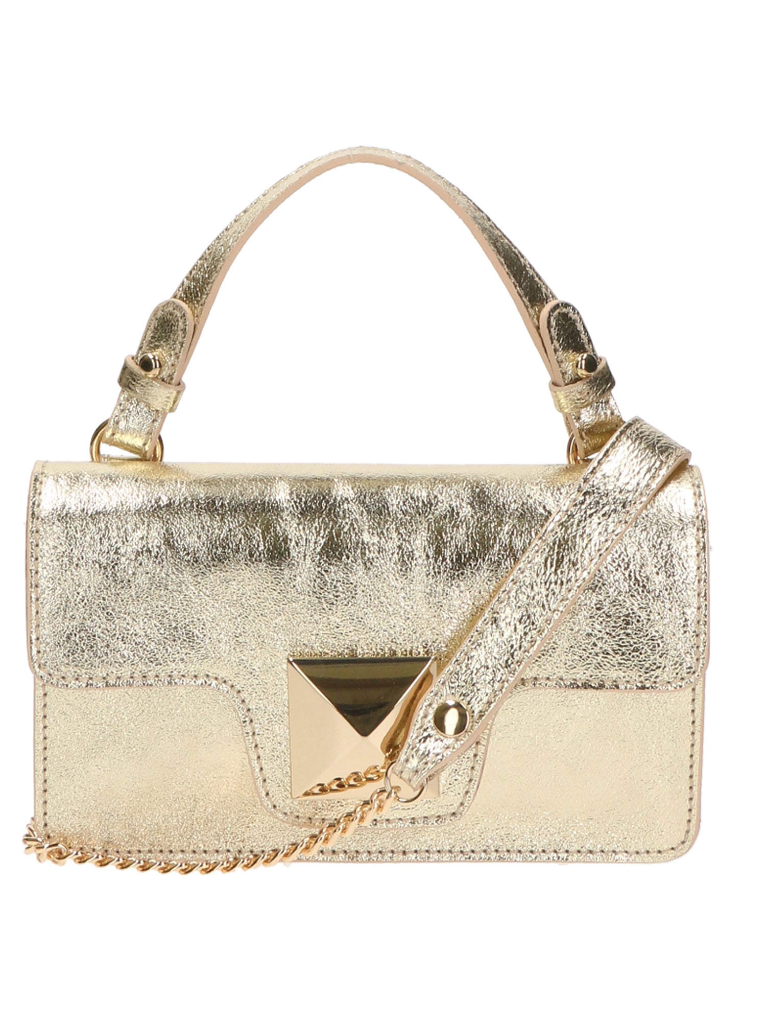 Hellen Borsa a mano da donna Vera pelle 06010-L003 ORO Gave Lux
