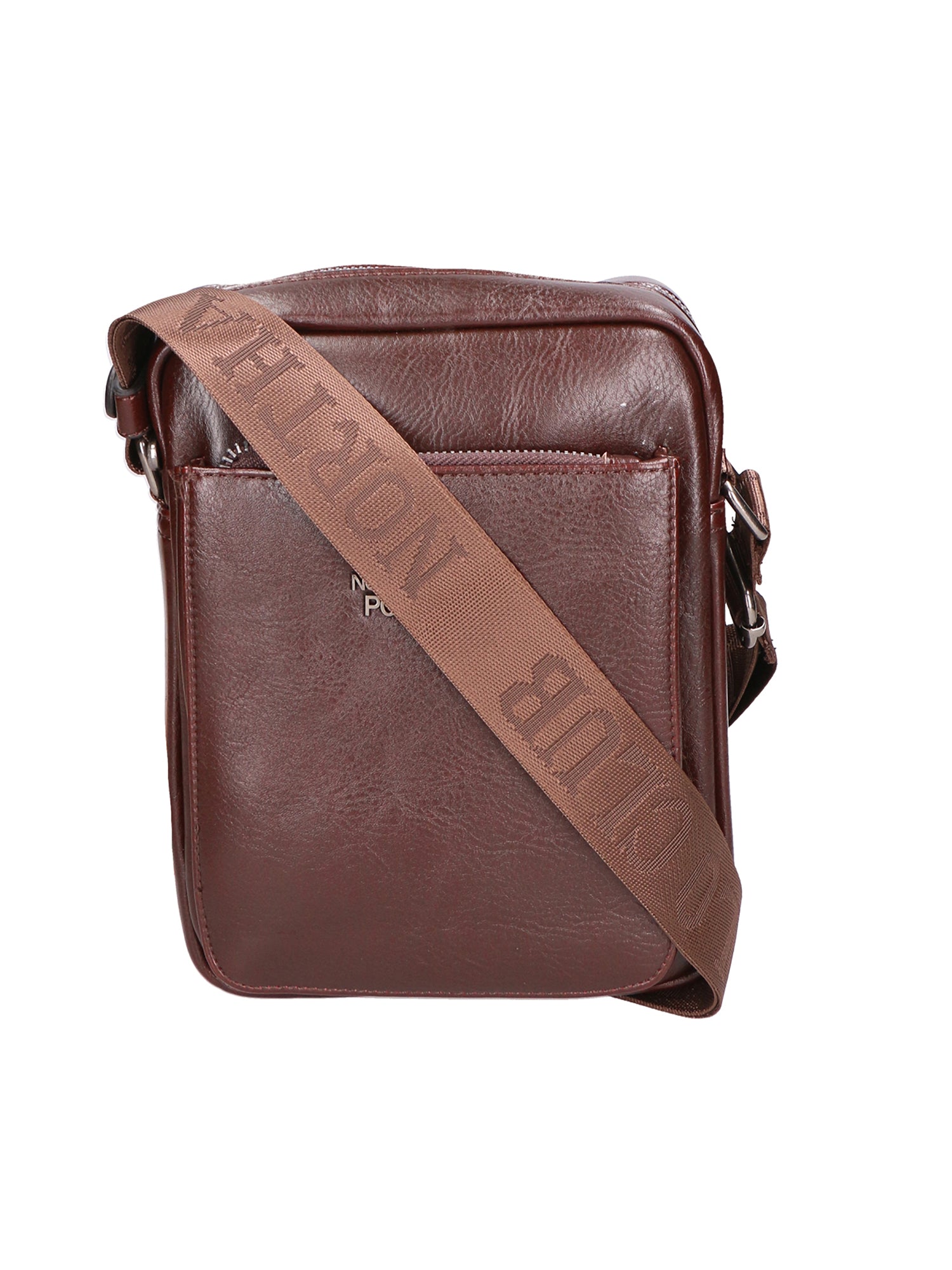 Borsa a tracolla uomo 100% pelle PU PCL3076-COFFEE Northampton Polo Club