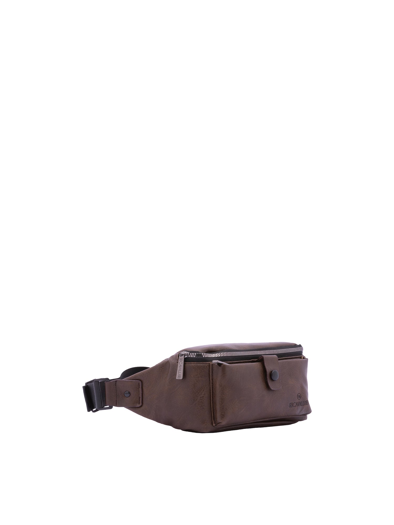 Marsupio da uomo in poliestere Casual BC1409-MARRONE SCURO B Cavalli