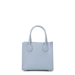 Borsa a mano da donna 100% pelle vegana PU 713-1PT-LIGHT BLUE Diana&co