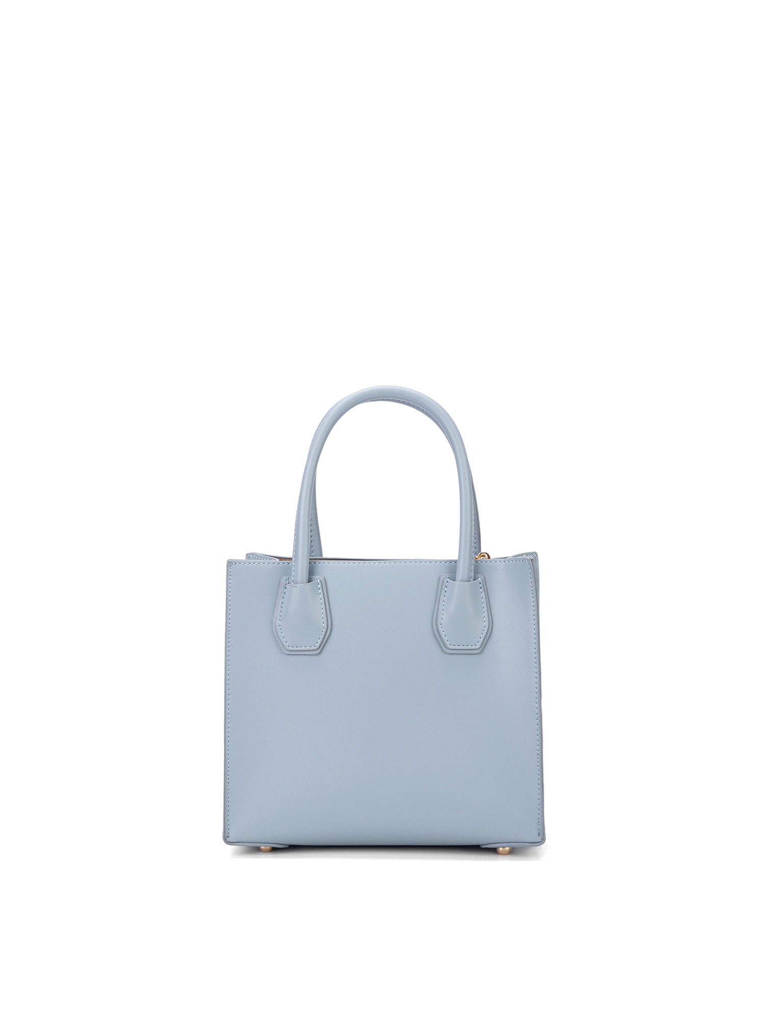 Borsa a mano da donna 100% pelle vegana PU 713-1PT-LIGHT BLUE Diana&co